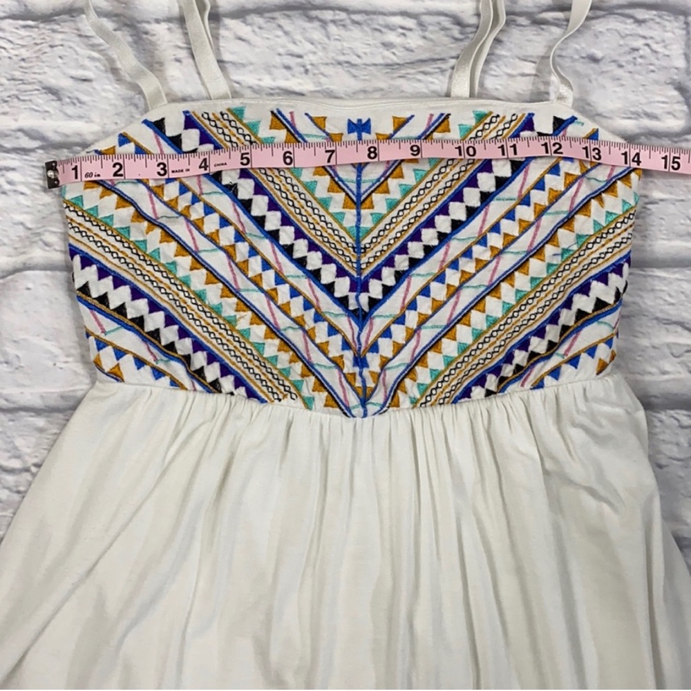Ruby Rox White Embroidered Maxi Dress Size: Small - Picture 6 of 13
